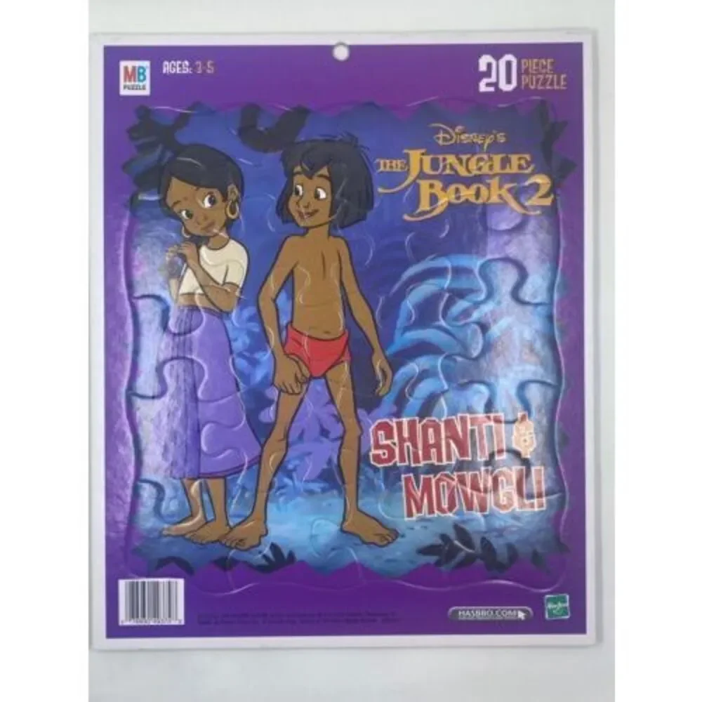 *Vintage Disney Jungle book 2 set of 3 puzzles 20 pieces puzzle
